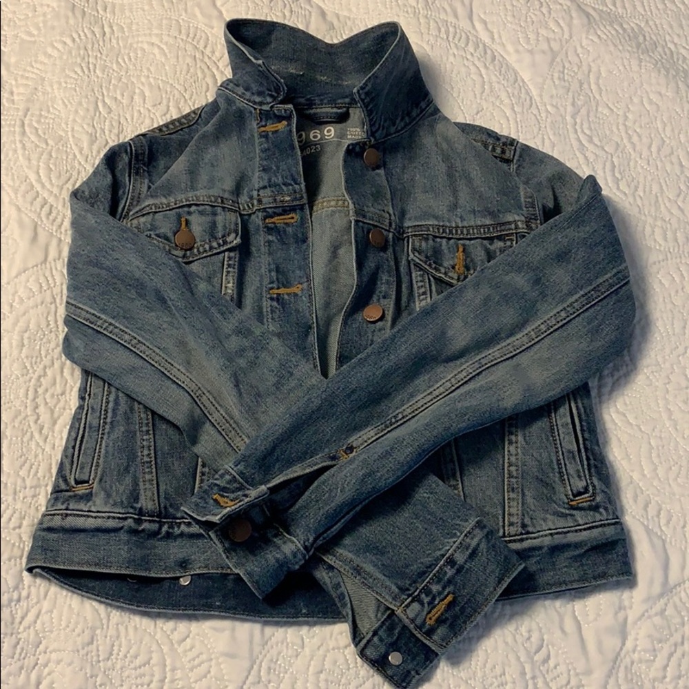 Gap Cropped Jean Jacket XSP